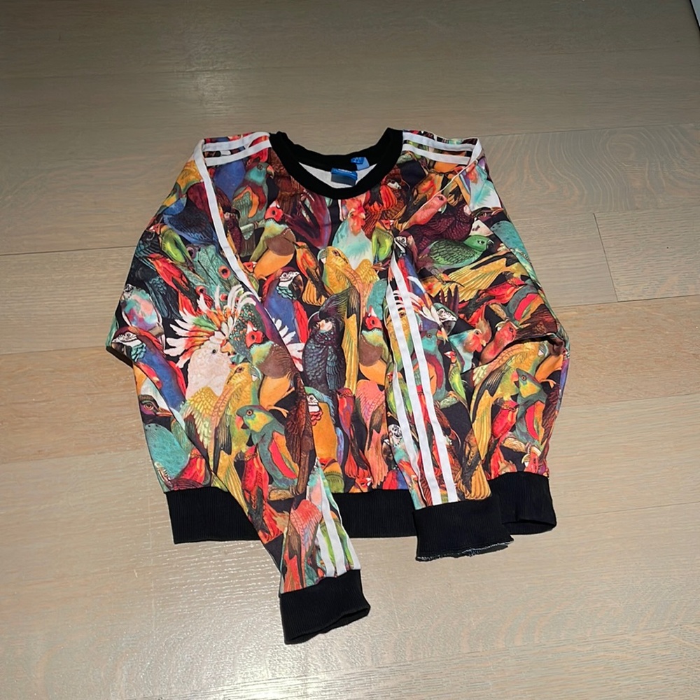 Adidas/Farm Rio parrot print set